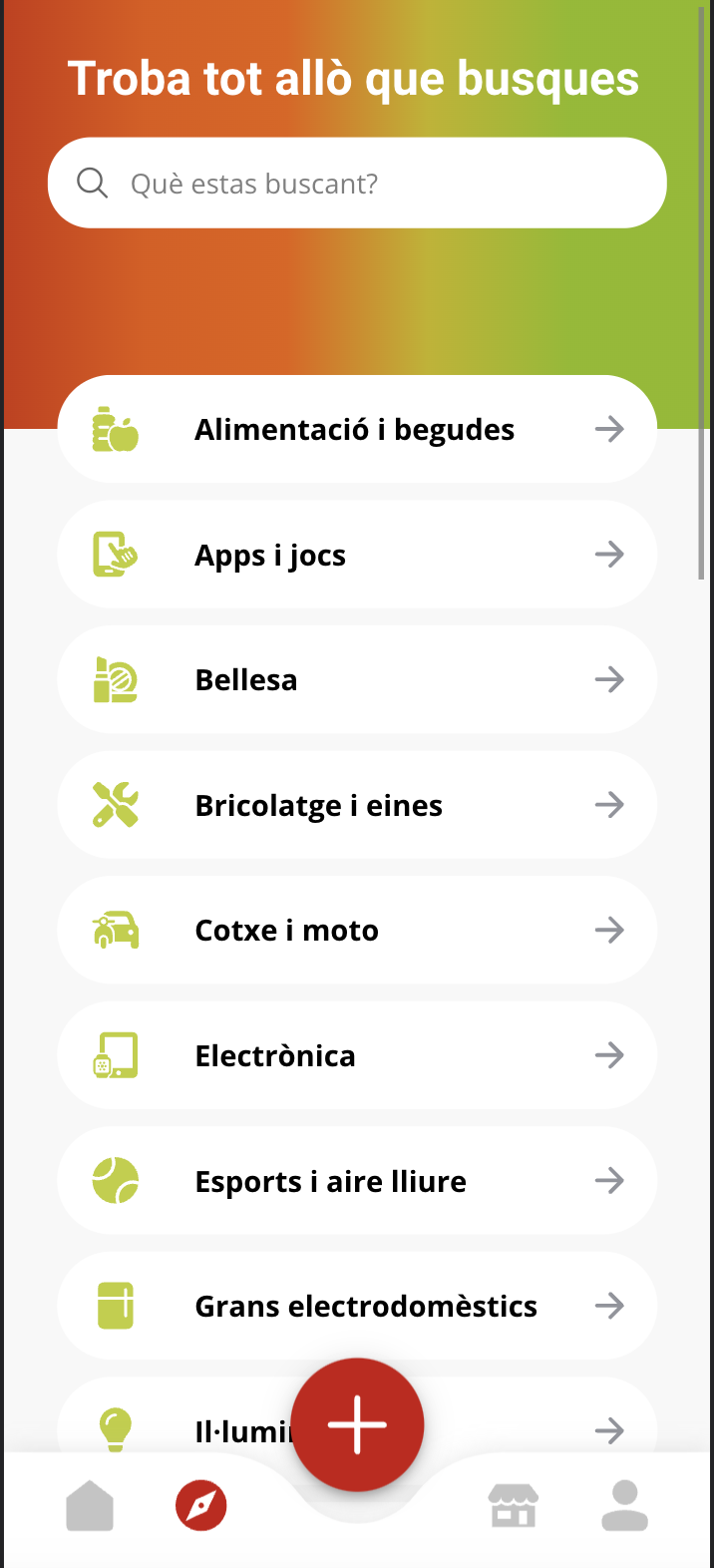 Tenim de Tot Mobile App ( Ionic / Angular / Laravel)